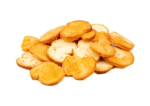 Bunch of bruschetta crackers Stock Photos
