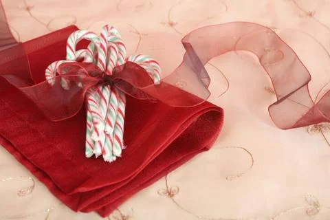 A bunch of candy canes Stock Photos