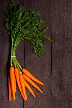 Bunch of carrots Stock Photos
