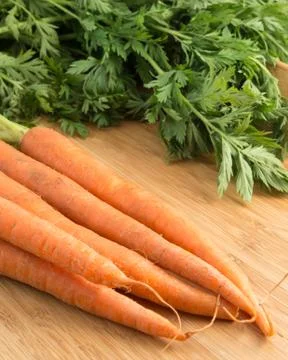Bunch of Carrots Stock Photos