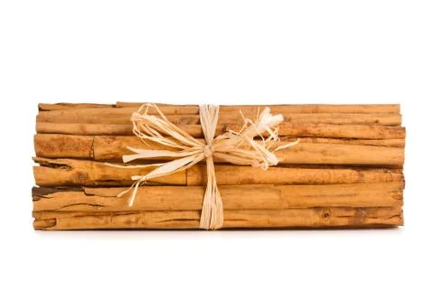 Bunch of ceylon cinnamon Stock Photos