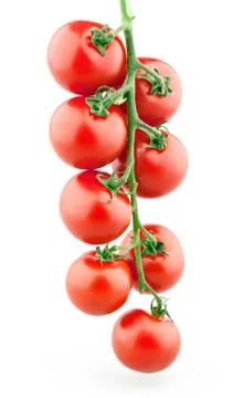 Bunch of cherry tomatoes Stock Photos