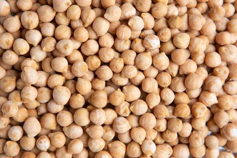 A bunch of chick peas background Foto stock