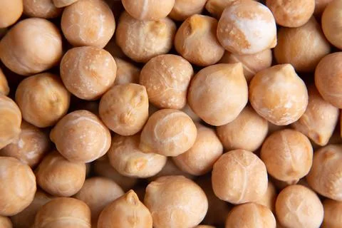 A bunch of chick peas background Stock Photos