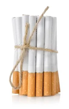 Bunch of cigarettes Stock Photos