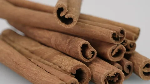 Bunch of Cinnamon Sticks Stock Footage 170401676