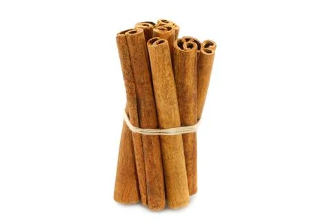 Bunch of cinnamon sticks Stock Photos