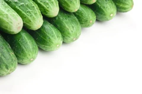 Bunch of cucumbers Foto stock