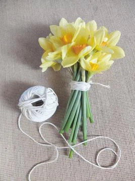 A bunch of daffodils Stock Photos