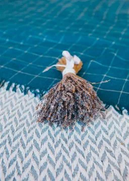A bunch of dry lavender Stock Photos