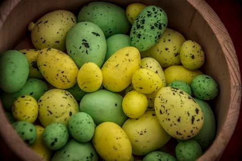 Bunch of Easter Eggs Foto stock