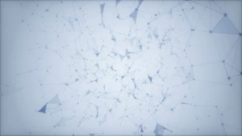 A bunch of energy.3d rendered abstract plexus shapes. Connection and web concept Stock Footage 97313350