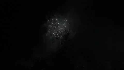 A bunch of fireworks that are in the sky Stock-Footage 301976654