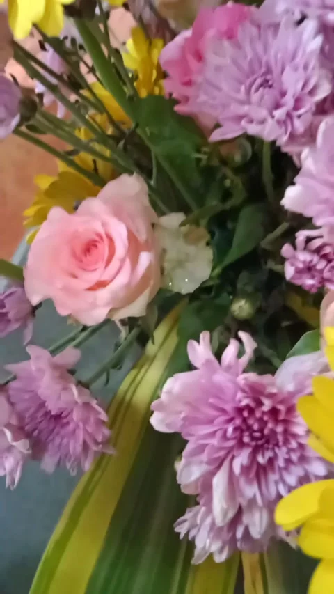 A bunch of flowers Stock Footage 134469097