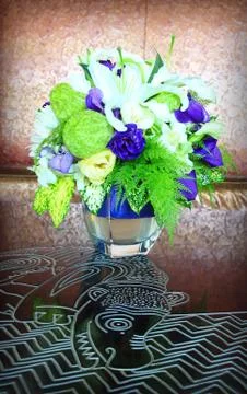 Bunch of flowers Stock Photos