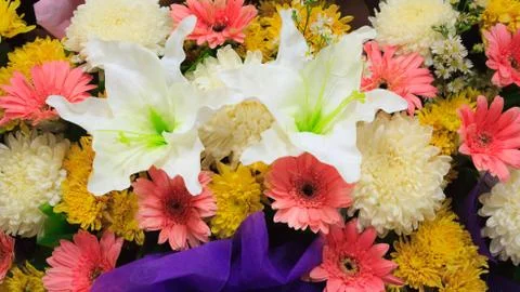 Bunch of flowers Stock Photos