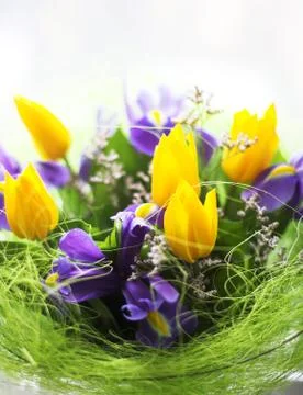 Bunch of flowers Stock Photos