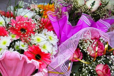 Bunch of flowers Stock Photos