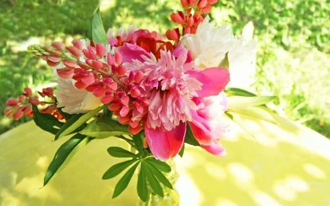 Bunch of flowers Stock Photos