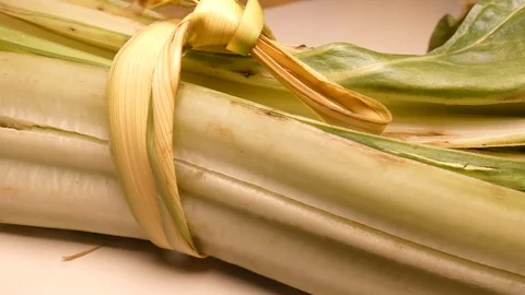 Bunch of fresh chard 스톡 동영상 112108230