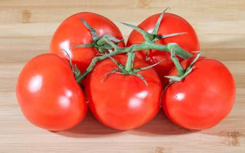 Bunch of fresh tomatoes Stock Photos