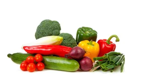 Bunch of fresh vegetables Stock Photos