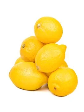 Bunch fruit lemons Stock Photos