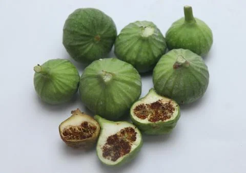 A bunch of fruit with white background Stock Photos