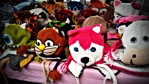 A bunch of funny hats 写真素材