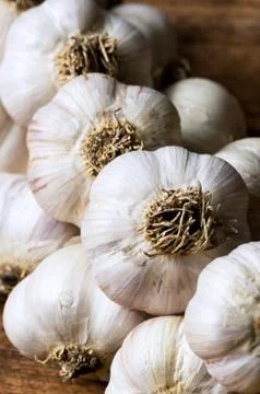 Bunch of garlic Stock Photos