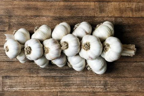 Bunch of garlic Foto stock