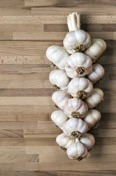 Bunch of garlic Stock Photos