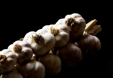 Bunch of garlic Stock Photos