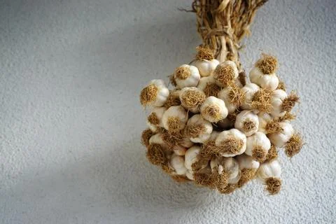 A bunch of garlic Foto stock