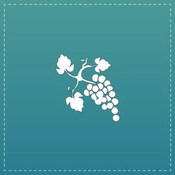 Bunch of grapes icon Stock Illustration