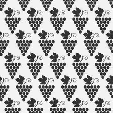 Bunch of grapes Stock Illustration