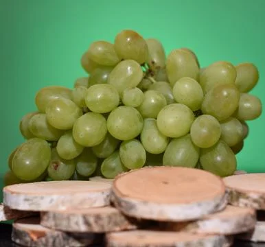 A bunch of grapes. Stock Photos