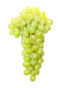 Bunch of grapes on white background isolate 스톡 사진