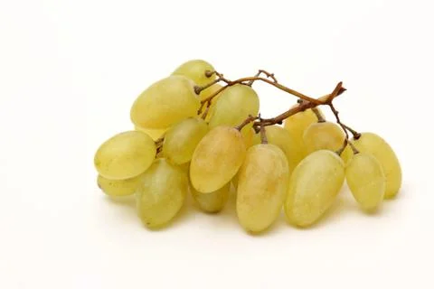 Bunch of grapes on white background Stock Photos