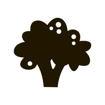 Bunch of greenery icon in trendy flat style isolated. EPS 10. Stock Illustration