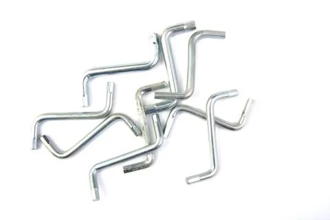Bunch of hexagonal Allen keys Stock Photos