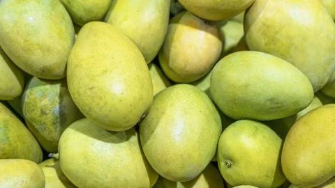 A bunch of indian badami mango Stock-Fotos