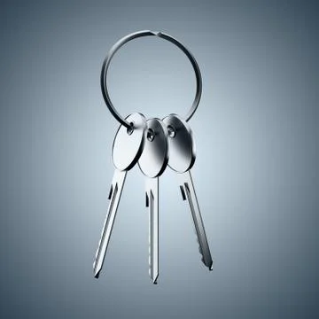 Bunch of keys Illustrazione stock