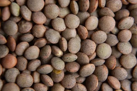 A bunch of lentils background Stock Photos
