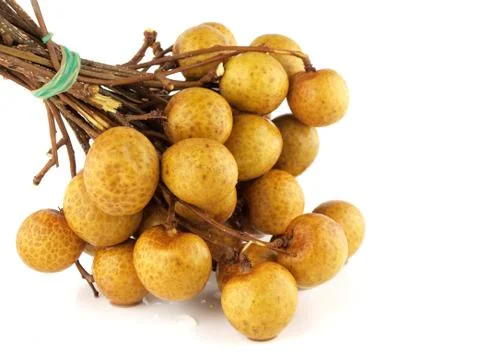 Bunch of longan Stock Photos