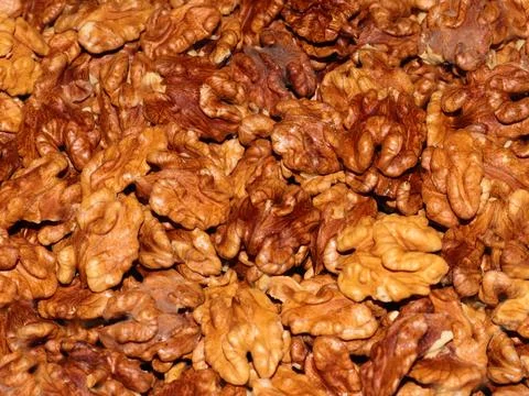 A bunch of lovely walnuts Foto stock