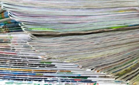Bunch of magazine Stock Photos