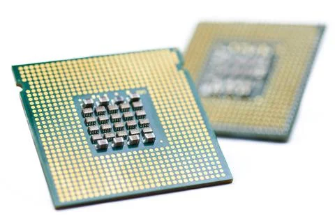 Bunch of main electronic circuitry for computers Stock Photos