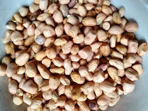 Bunch of nuts,the basic ingredients of raw nuts. Stock Photos