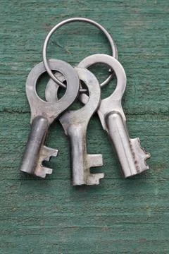 A bunch of old keys Stock Photos